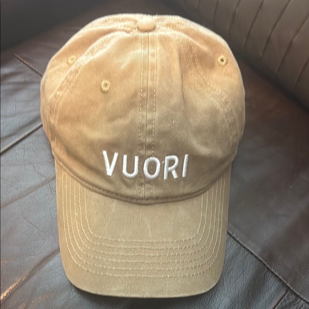 Vuori Light Brown Casual Cap